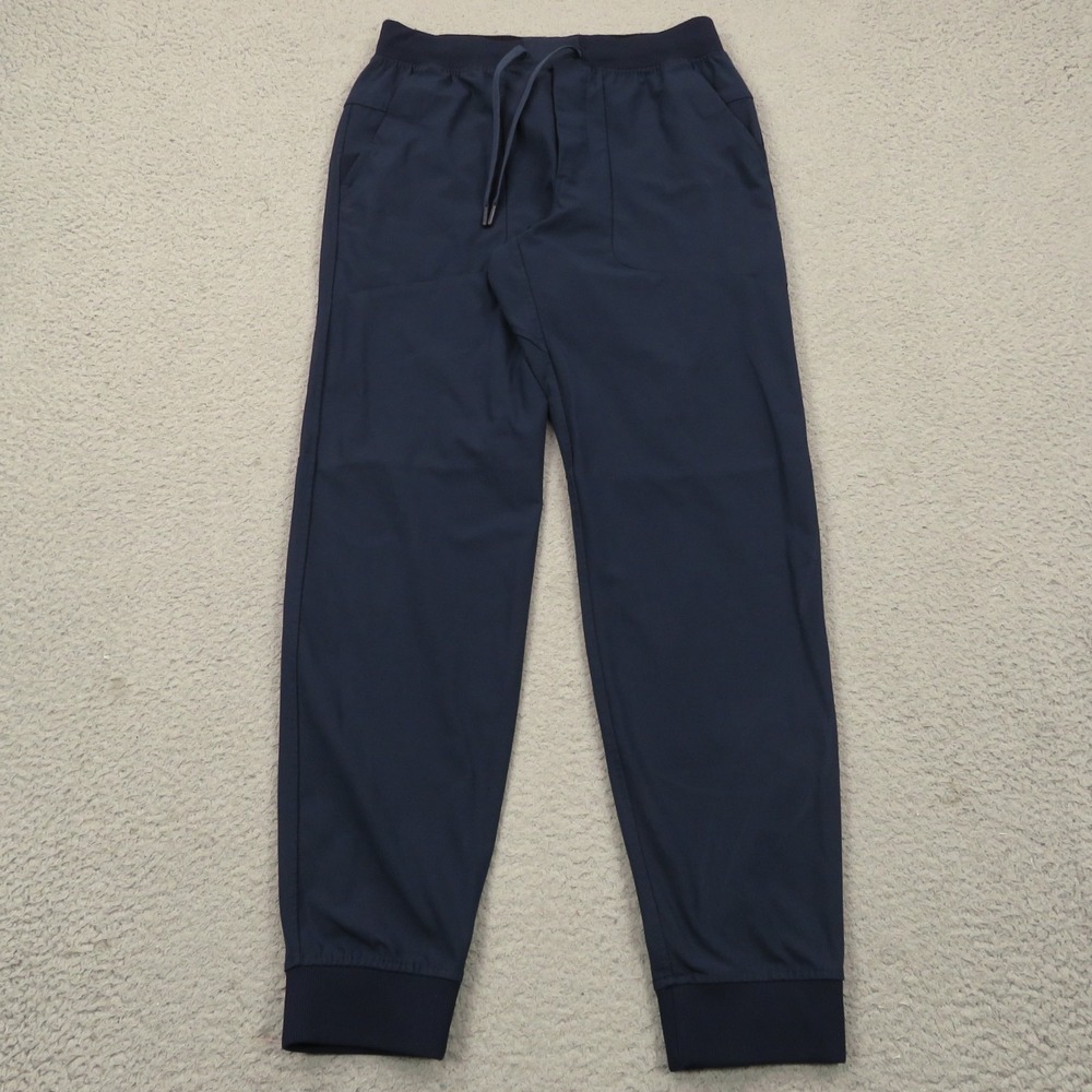 Lululemon ABC Jogger Mens Medium Warpstreme Navy Blue Tapered Joggers Pant 30x30